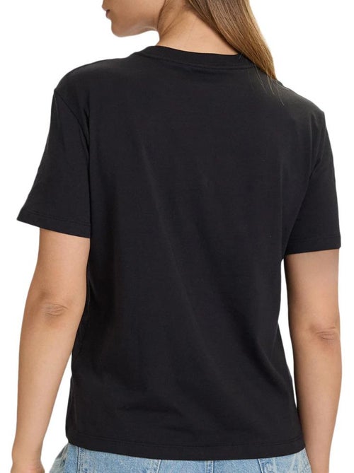T-Shirt Calvin Klein Jeans Clássica Boxed Preta para Mulher - Kiabi T-Shirt Calvin Klein Jeans Clássica Boxed Preta para Mulher - Kiabi