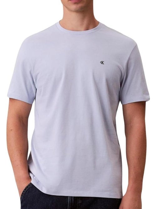 T-shirt Calvin Klein Jeans Classics Malva para Homem - Kiabi