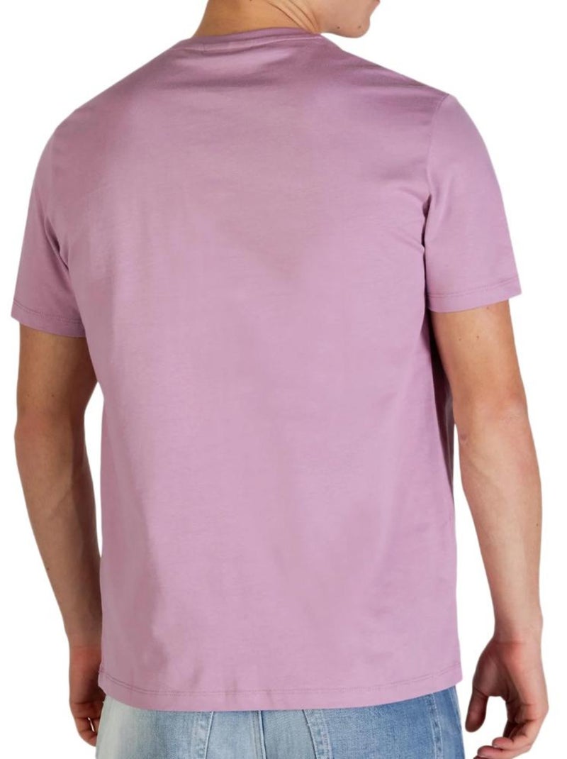 T-Shirt Calvin Klein Jeans Classics Violeta para Homem Rosa - Kiabi