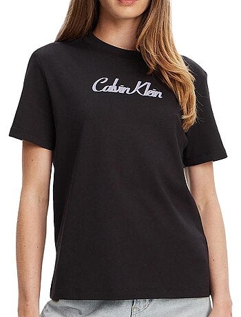 T-shirt Calvin Klein Jeans com Logótipo Clássico para Mulher