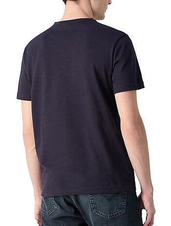 T-shirt Calvin Klein Jeans de Homem Azul Marinho com Logótipo no Peito