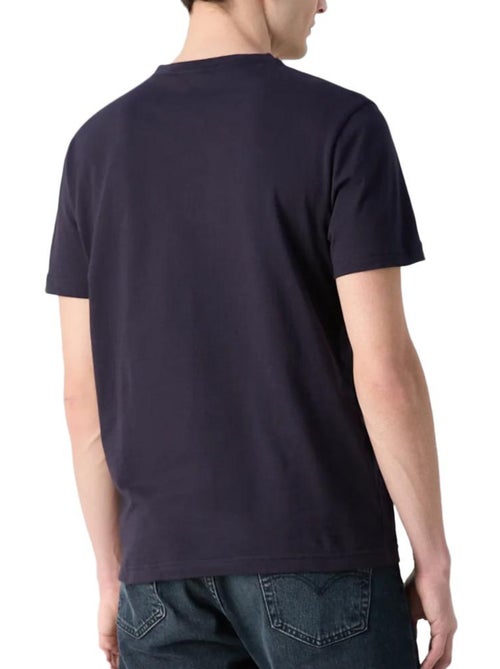 T-shirt Calvin Klein Jeans de Homem Azul Marinho com Logótipo no Peito - Kiabi