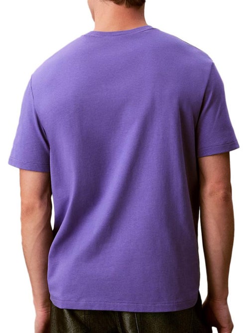 T-shirt calvin klein jeans easy violeta para homem lv04rc275g - Kiabi