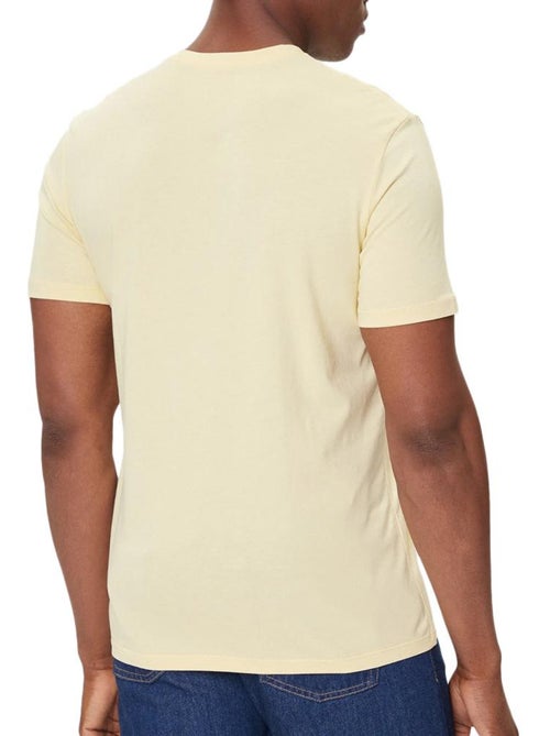 T-Shirt Calvin Klein Jeans Gradiente Amarelo para Homem - Kiabi