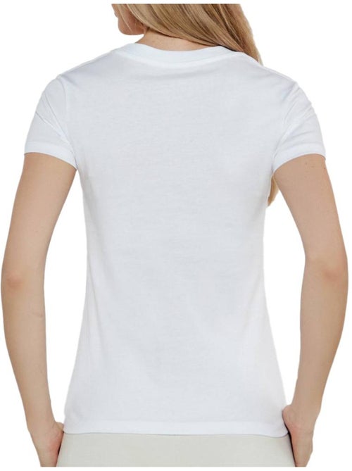 T-shirt Calvin Klein Jeans Gradiente Branco para Mulher - Kiabi