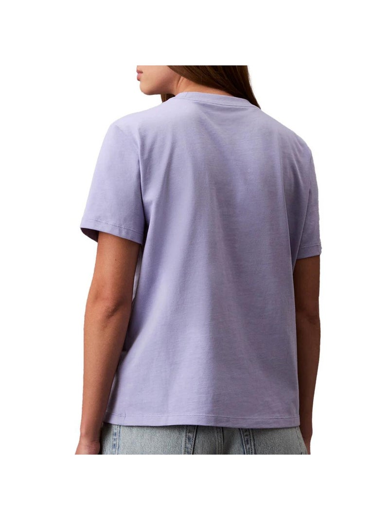 T-shirt Calvin Klein Jeans Hero Malva para Mulher Roxo - Kiabi