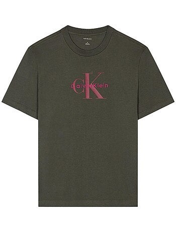 T-shirt Calvin Klein Jeans Hero para Homem Cinzento/Rosa