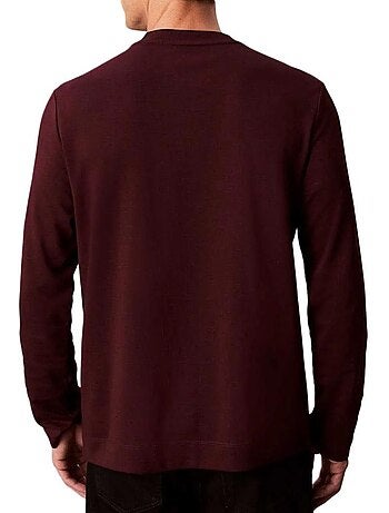 T-Shirt Manga Comprida Branca Calvin Klein Jeans para Homem LV04LD202G