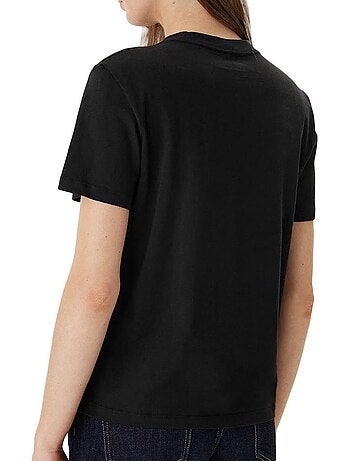 T-shirt calvin klein jeans lv047e804gs preto para mulher