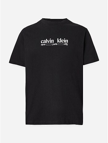 T-shirt calvin klein jeans lv14re831g preto para homem