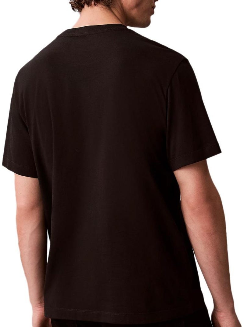T-Shirt Calvin Klein Jeans Matchb Preto para Homem Preto - Kiabi