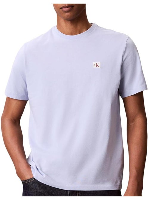 T-Shirt Calvin Klein Jeans Mauve para Homem com Crachá L4G - Kiabi T-Shirt Calvin Klein Jeans Mauve para Homem com Crachá L4G - Kiabi