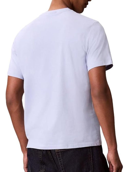 T-Shirt Calvin Klein Jeans Mauve para Homem com Crachá L4G - Kiabi T-Shirt Calvin Klein Jeans Mauve para Homem com Crachá L4G - Kiabi