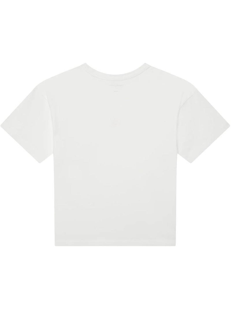 T-shirt Calvin Klein Jeans Menina com Logótipo CK Branco Branco - Kiabi