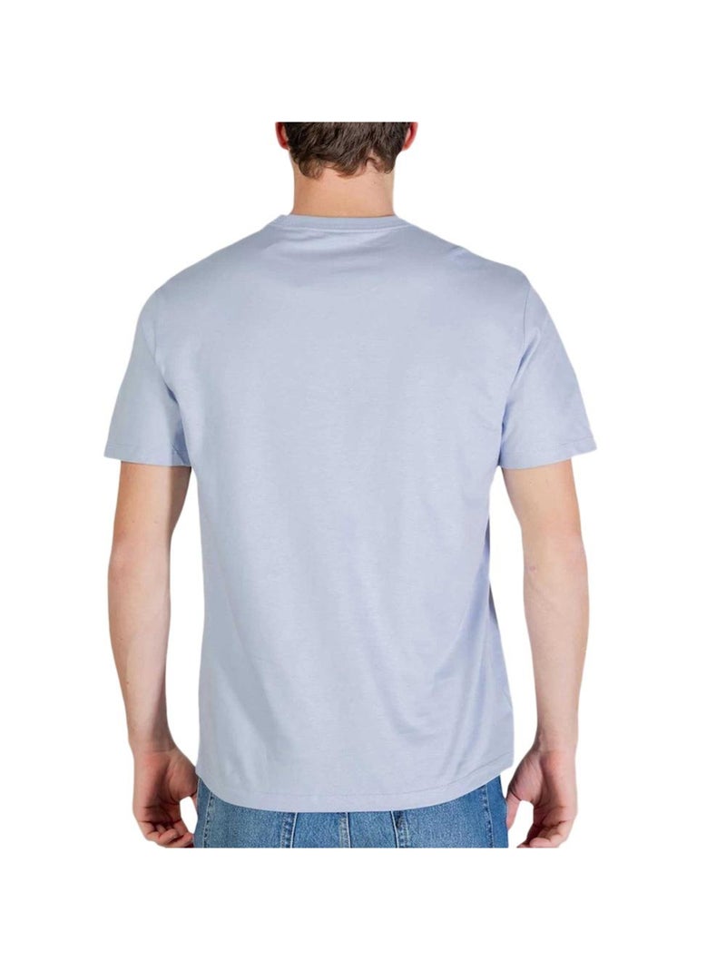T-Shirt Calvin Klein Jeans Micro 30s Azul para Homem Azul - Kiabi