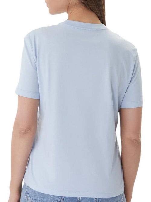 T-Shirt Calvin Klein Jeans Monogram Azul para Mulher - Kiabi T-Shirt Calvin Klein Jeans Monogram Azul para Mulher - Kiabi