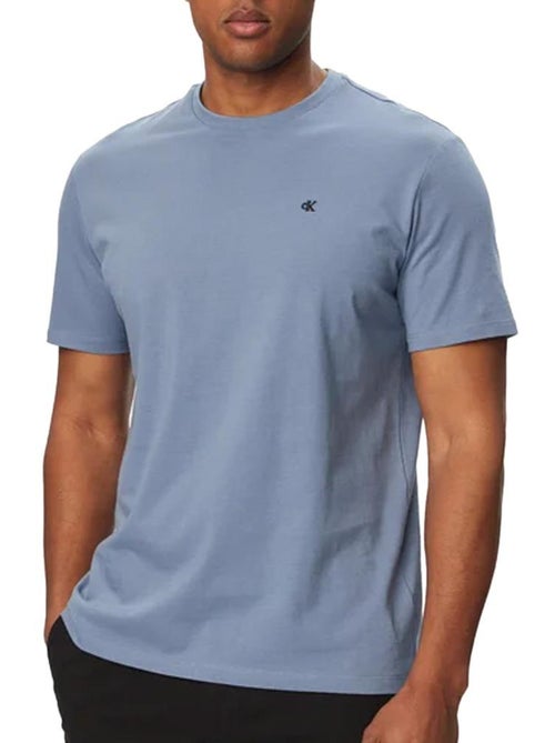 T-Shirt Calvin Klein Jeans Monogram Clássico Azul Médio para Homem - Kiabi T-Shirt Calvin Klein Jeans Monogram Clássico Azul Médio para Homem - Kiabi
