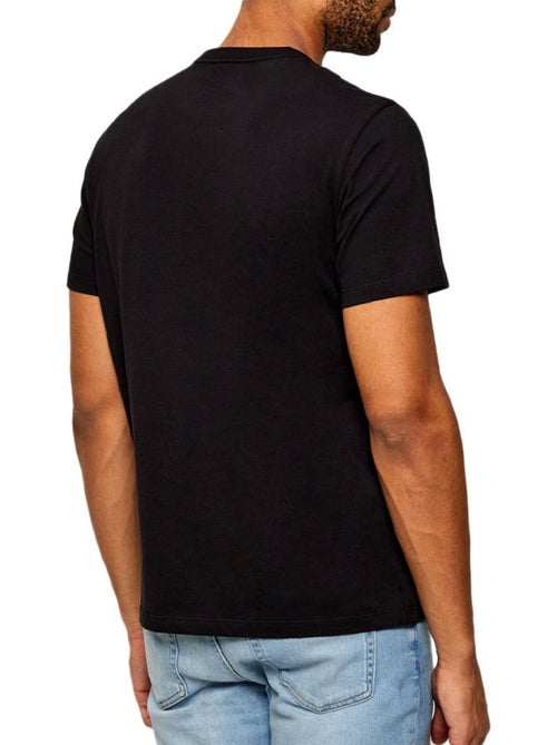 T-Shirt Calvin Klein Jeans para Homem Preto/Azul 30s - Kiabi
