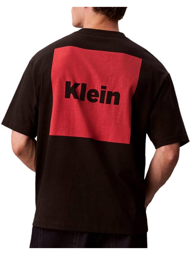 T-Shirt Calvin Klein Jeans para Homem Preto/Vermelho LV04RD813G Preto - Kiabi