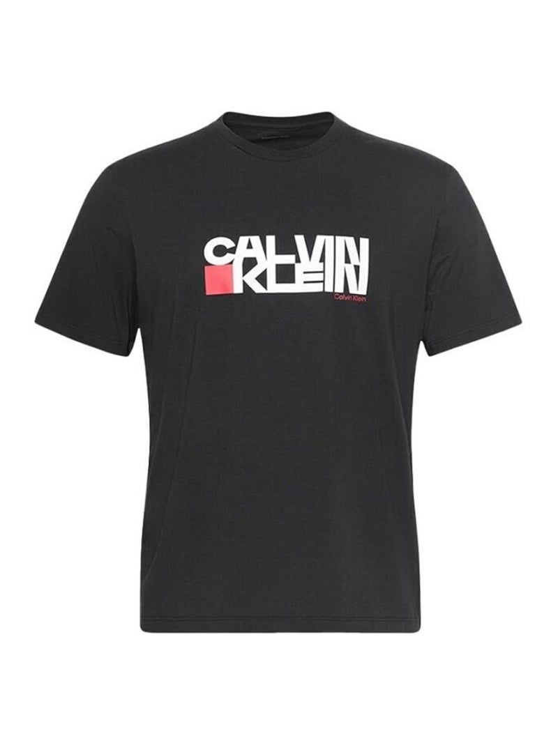 T-Shirt Calvin Klein Jeans para Homem Preto/Vermelho LV04RD814G Preto - Kiabi