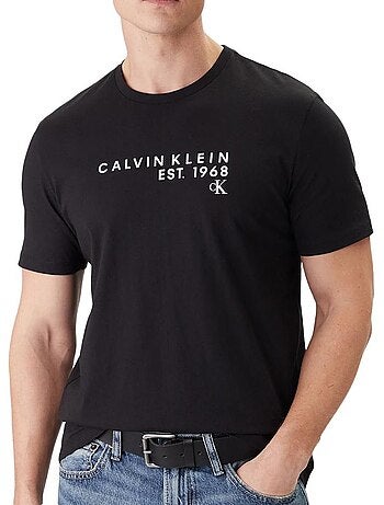 T-shirt calvin klein jeans preto para homem