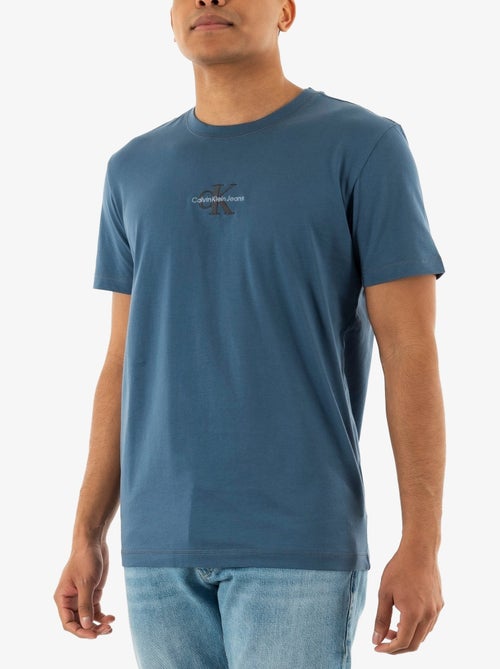 T-shirt Calvin Klein Jeans Shadow Azul para Homem J30J325649 - Kiabi