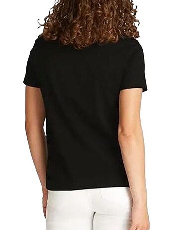 T-Shirt Calvin Klein Jeans Shadow Graphic para Mulher em Preto