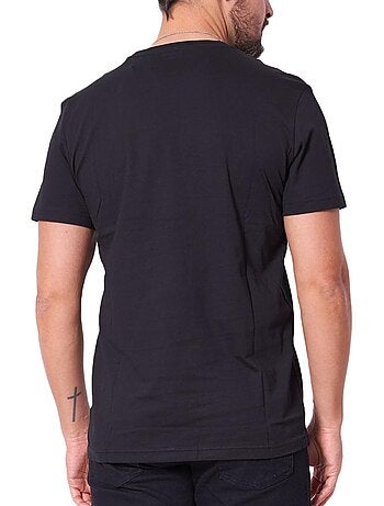 T-shirt calvin klein jeans shadow preto para homem