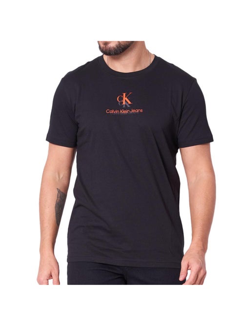 T-shirt Calvin Klein Jeans Shadow Preto para Homem - Kiabi