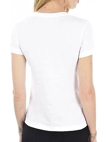 T-Shirt Calvin Klein Jeans Slim com Bordado para Mulher