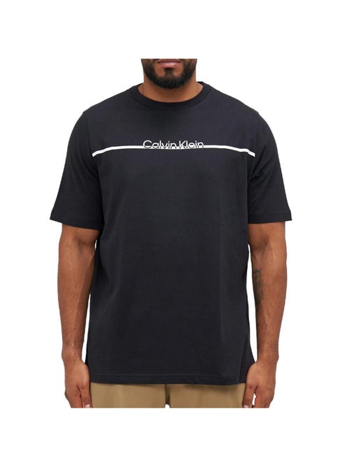T-shirt Calvin Klein Jeans Split Line Preto para Homem - Kiabi T-shirt Calvin Klein Jeans Split Line Preto para Homem - Kiabi