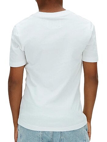T-shirt calvin klein jeans stacked azul claro para rapaz