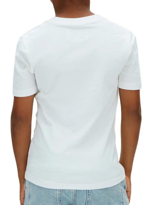 T-shirt calvin klein jeans stacked azul claro para rapaz - Kiabi T-shirt calvin klein jeans stacked azul claro para rapaz - Kiabi