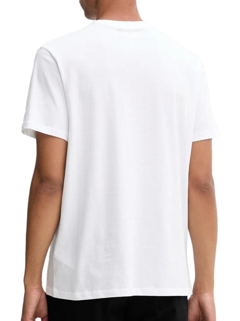 T-Shirt Calvin Klein Jeans Standard Branco para Homem Branco - Kiabi