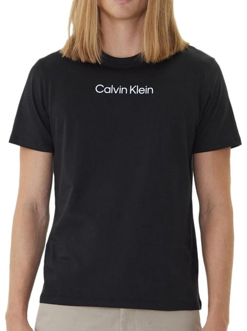 T-Shirt Calvin Klein Jeans Standard Preto para Homem - Kiabi