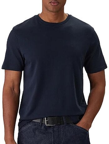 T-Shirt Calvin Klein Jeans Supima Azul Marinho para Homem