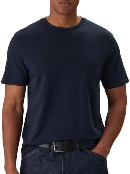 T-Shirt Calvin Klein Jeans Supima Azul Marinho para Homem - Kiabi