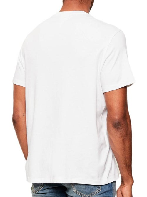 T-Shirt Calvin Klein Jeans Supima Branco para Homem - Kiabi