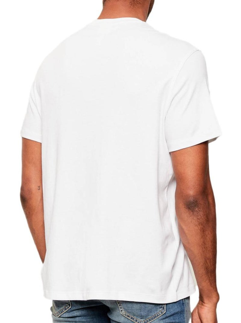 T-Shirt Calvin Klein Jeans Supima Branco para Homem Branco - Kiabi