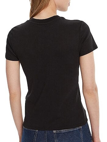 T-Shirt Calvin Klein Jeans Supima Branco para Mulher