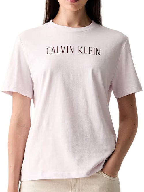 T-shirt calvin klein jeans varsity branco para mulher - Kiabi T-shirt calvin klein jeans varsity branco para mulher - Kiabi