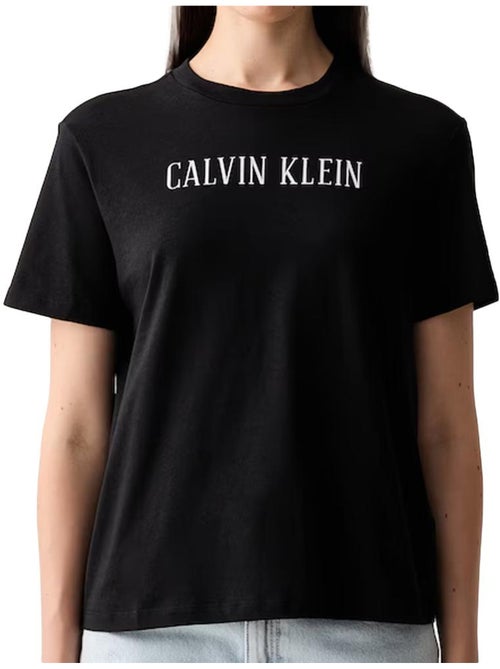 T-shirt calvin klein jeans varsity preto para mulher - Kiabi T-shirt calvin klein jeans varsity preto para mulher - Kiabi