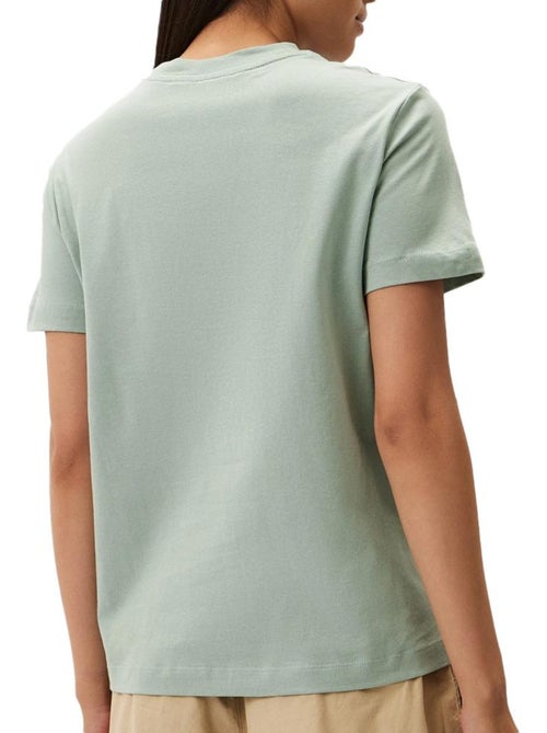 T-shirt Calvin Klein Jeans Verde Bordada para Mulher - Kiabi