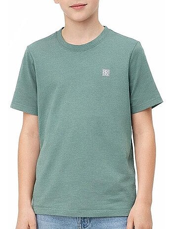 T-shirt Calvin Klein Jeans Verde para Rapaz IU0IU00543