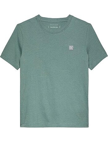 T-shirt Calvin Klein Jeans Verde para Rapaz IU0IU00543