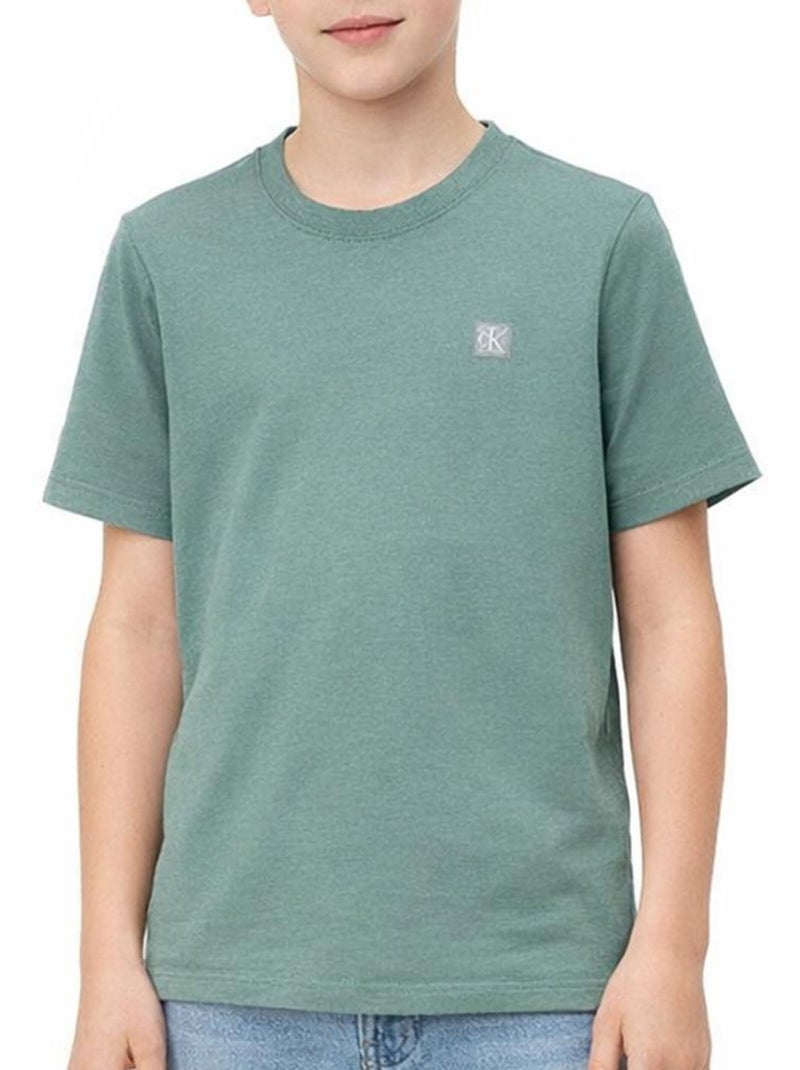 T-shirt Calvin Klein Jeans Verde para Rapaz IU0IU00543 Verde - Kiabi