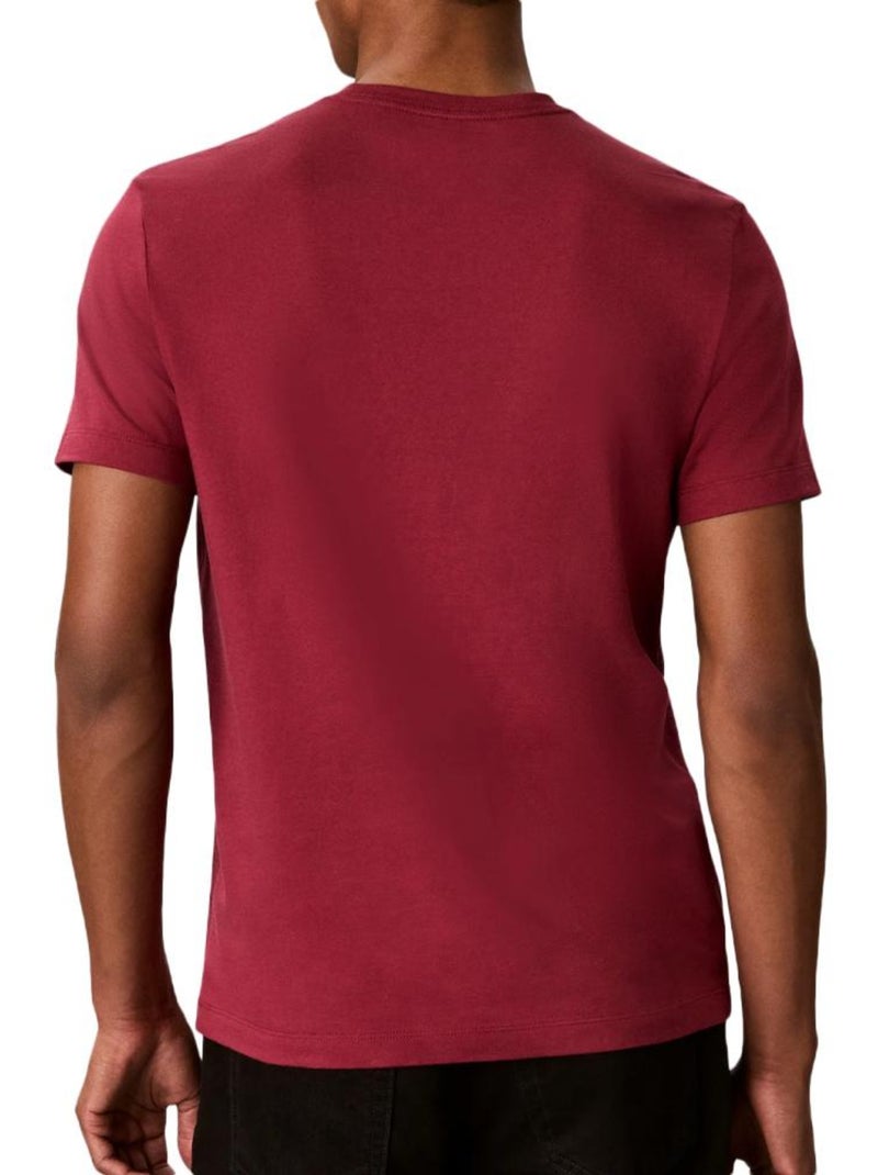 T-shirt calvin klein jeans vermelha para homem com logótipo Vermelho - Kiabi