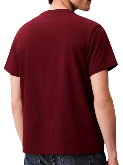 T-Shirt Calvin Klein Jeans Vermelha para Homem Easy LV04RC275G - Kiabi