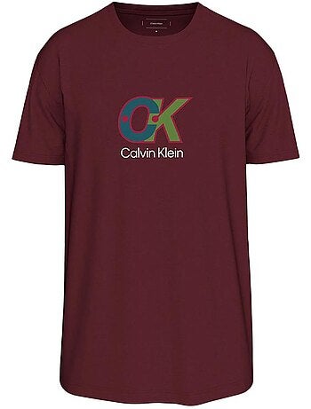 T-shirt calvin klein jeans lv04rd821g preto para homem