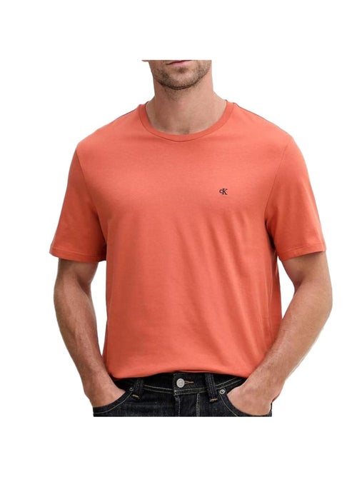 T-shirt Calvin Klein Smooth Laranja para Homem - Kiabi T-shirt Calvin Klein Smooth Laranja para Homem - Kiabi